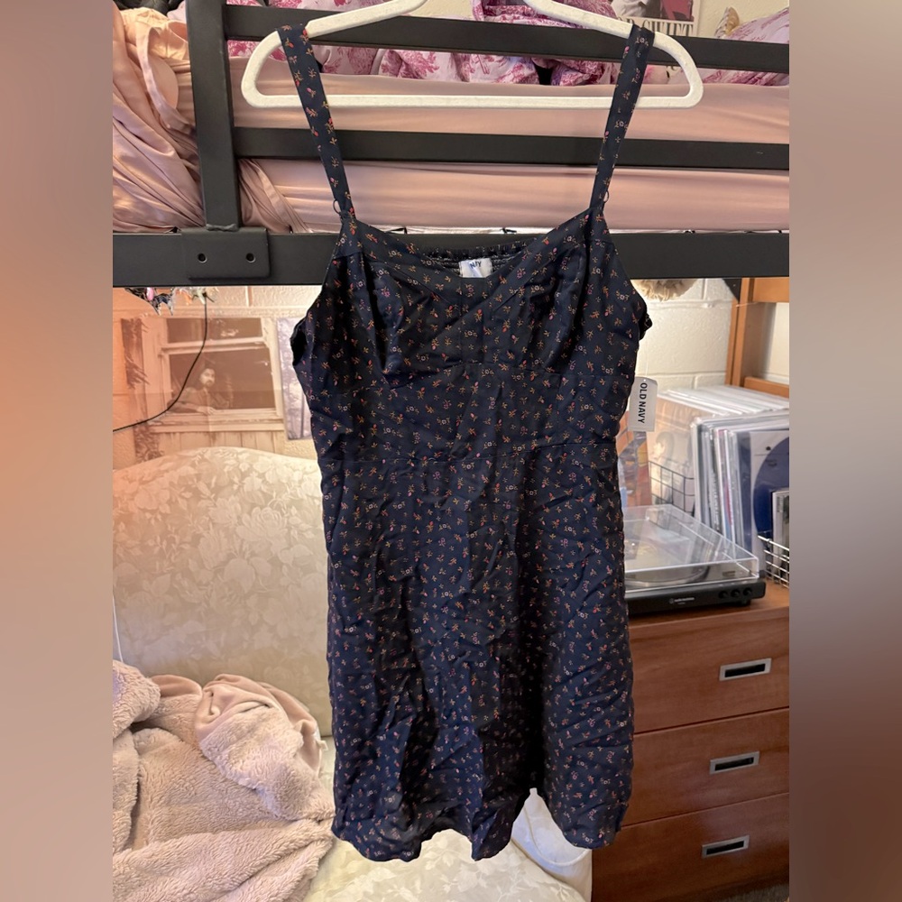 NWT Old Navy Floral Corset Waist Mini Dress